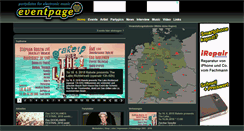 Desktop Screenshot of eventpage.net